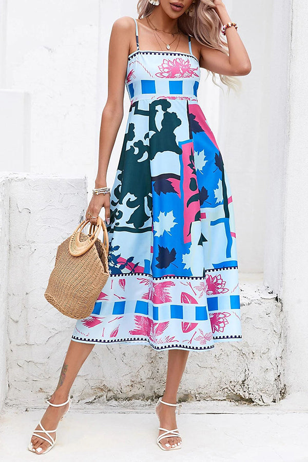 Karen | Midi dress with ruffled back