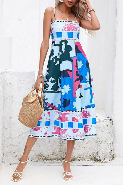 Karen | Midi dress with ruffled back