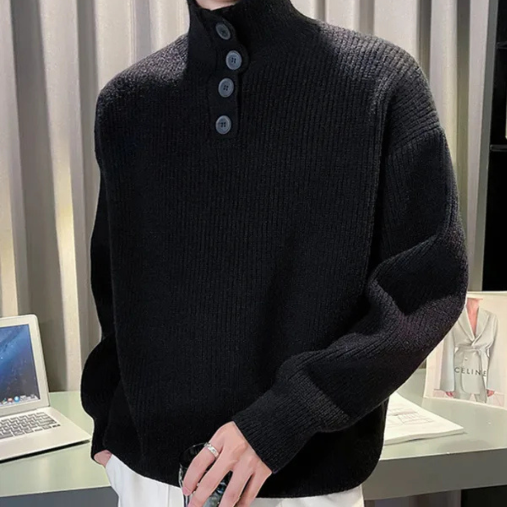 Cozy knit sweater for women 