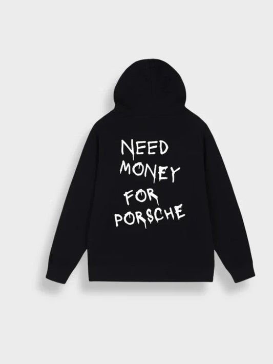 Comfortable leisure hoodie with playful graphic design 