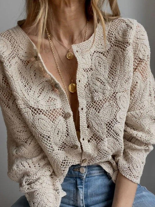 Mila™ - Hand-crocheted cardigan