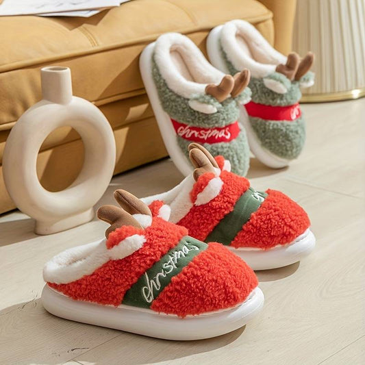 MerryFit™ - Christmas Reindeer Slippers