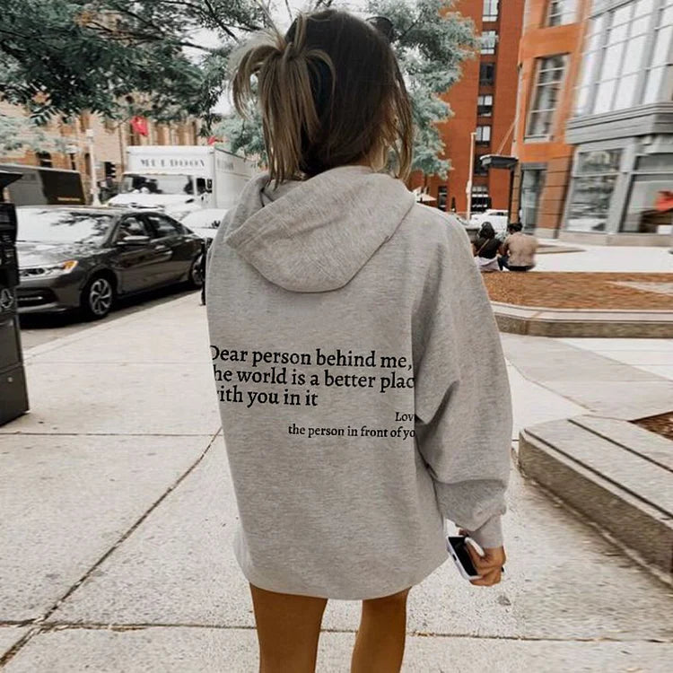 Angel™ - Dear Person Behind Me Unisex Hoodie [Last Day Discount]