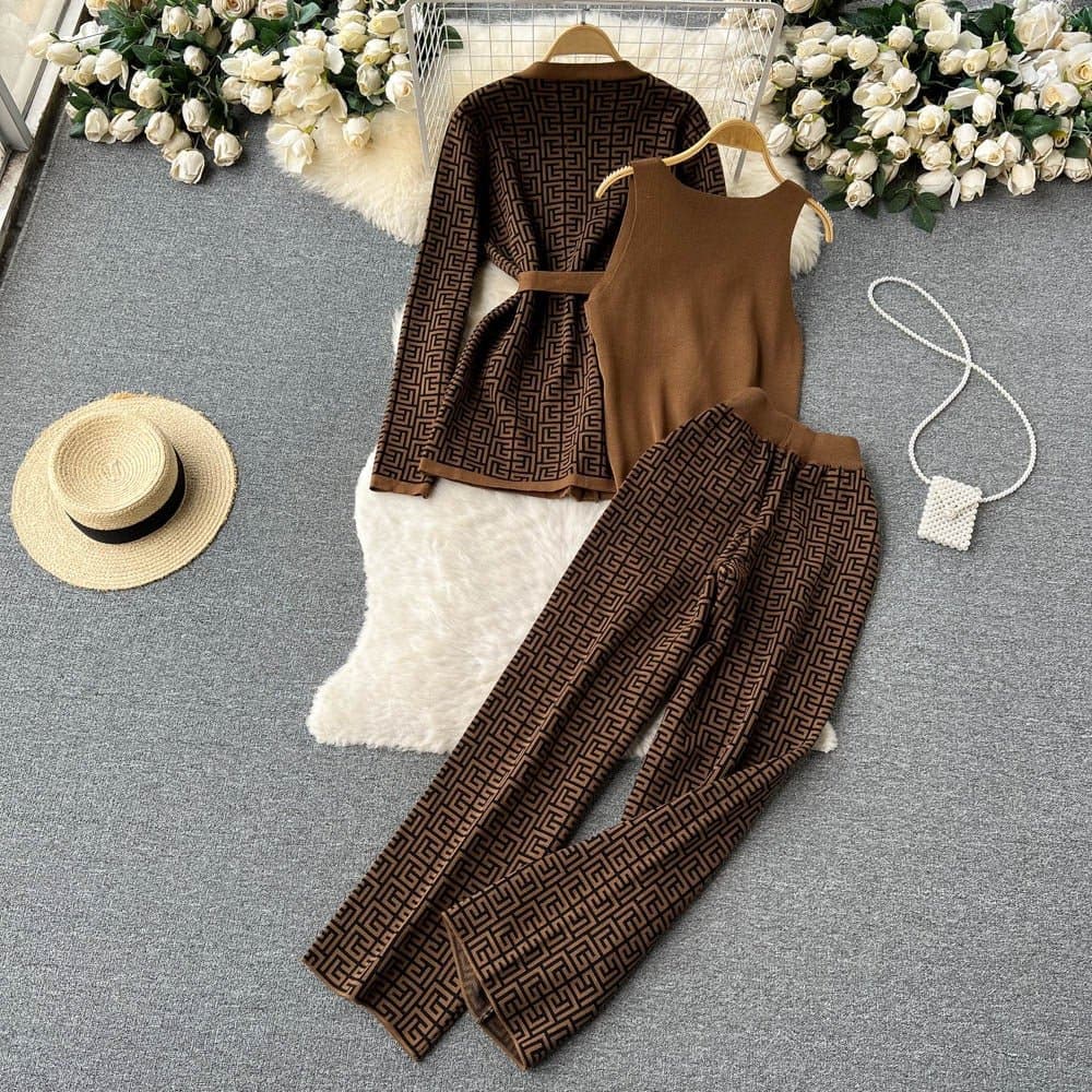 Harmony™ - Three-piece knitted Coordinates Winter Set