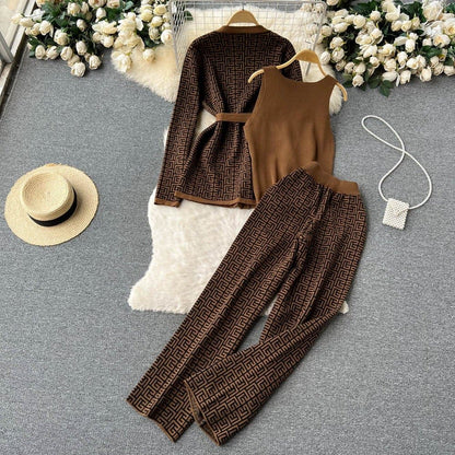 Harmony™ - Three-piece knitted Coordinates Winter Set