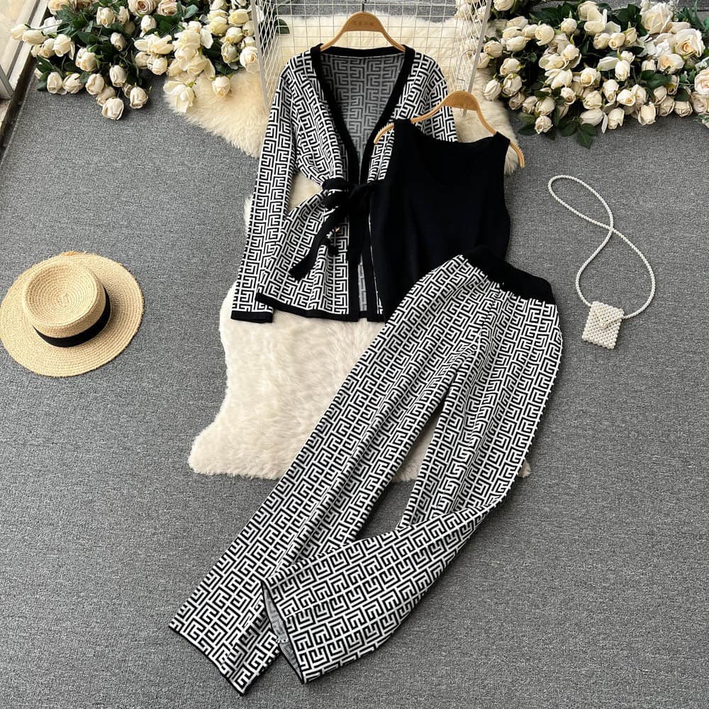 Harmony™ - Three-piece knitted Coordinates Winter Set