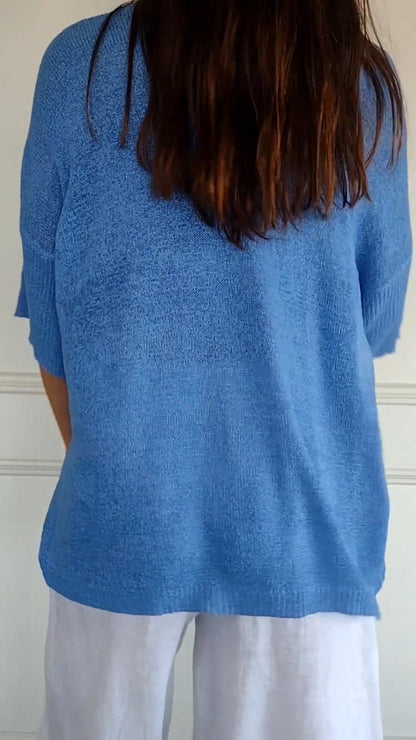 Holly | Oversized V-neck shirt