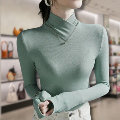 Karen™ - Women's Threaded Turtleneck Sweater 