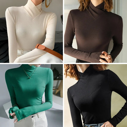 Karen™ - Women's Threaded Turtleneck Sweater 