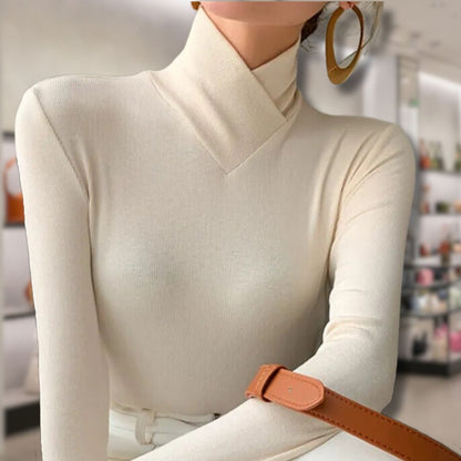 Karen™ - Women's Threaded Turtleneck Sweater 