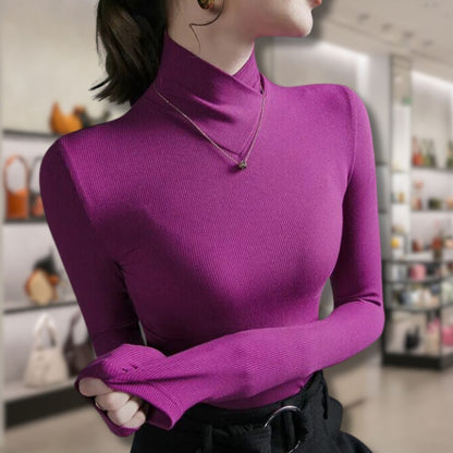 Karen™ - Women's Threaded Turtleneck Sweater 