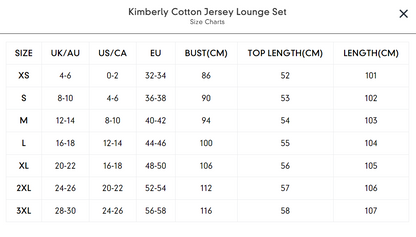 Kimberly™ - Cotton jersey lounge set