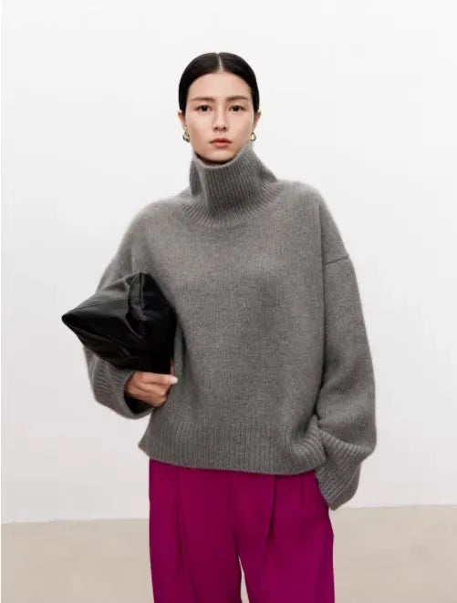 Frank™ – cozy knitted midi sweater