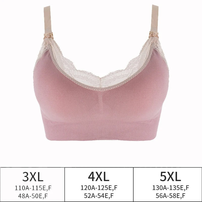 Nova™ - Plus Size Draadloze Borstvoedingsbh