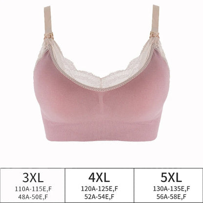 Nova™ - Plus Size Draadloze Borstvoedingsbh