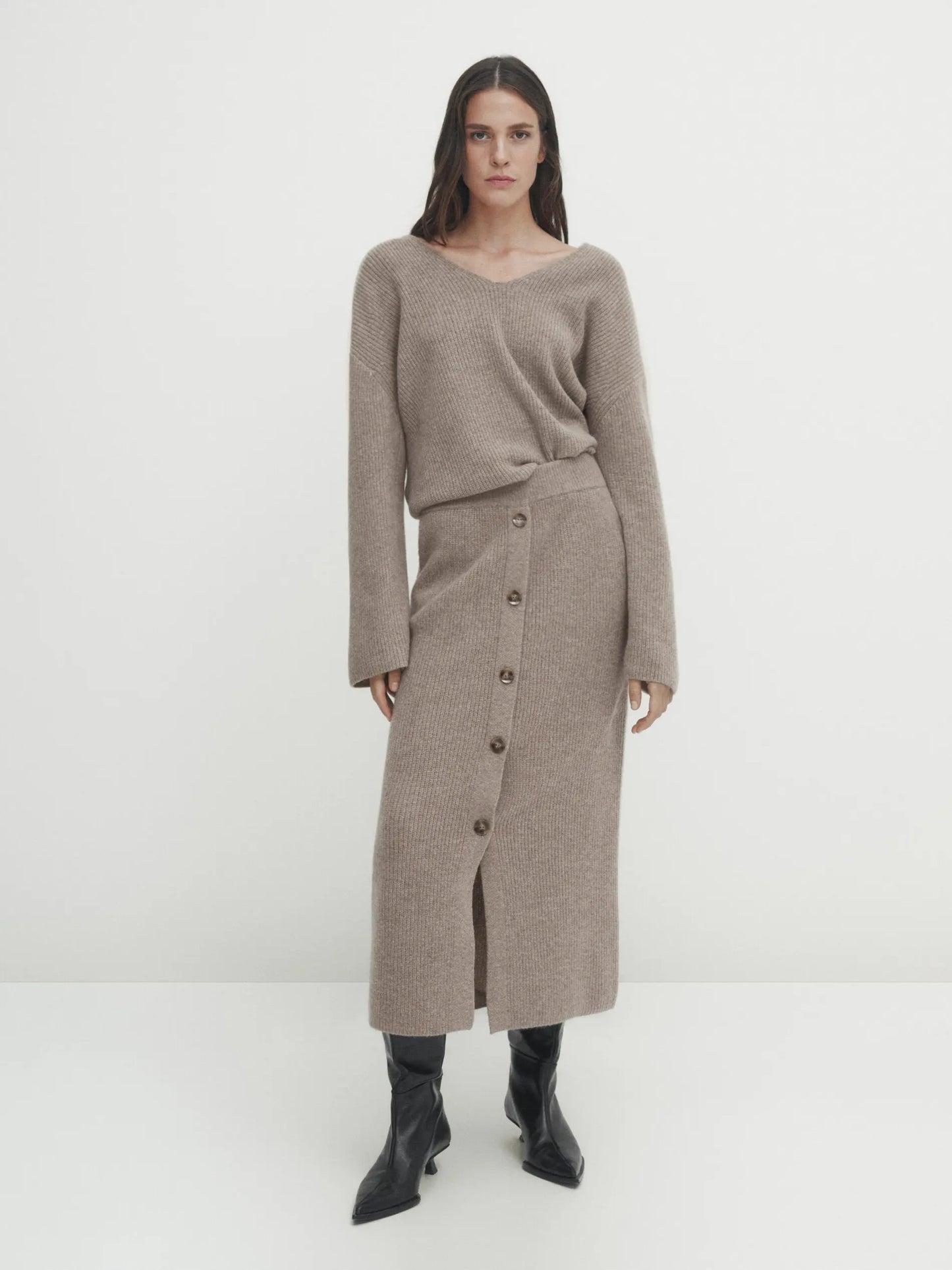 Elena | Frans-Geïnspireerde Losse Gebreide Trui