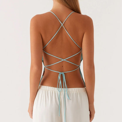 Frieda | Camisole top with beads and sequins