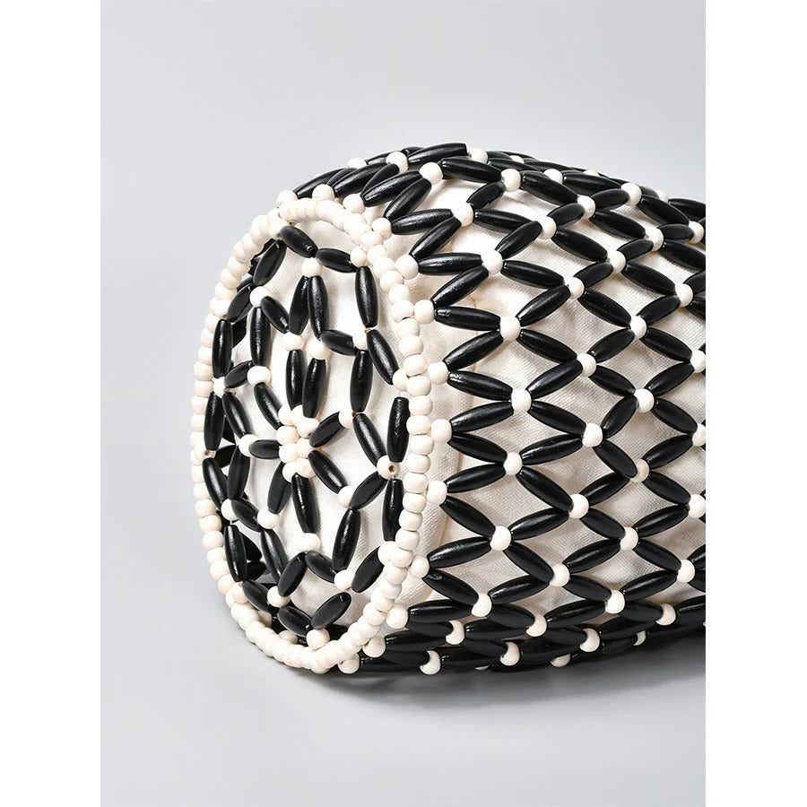 Eudora | Handmade Woven Bead Shopper