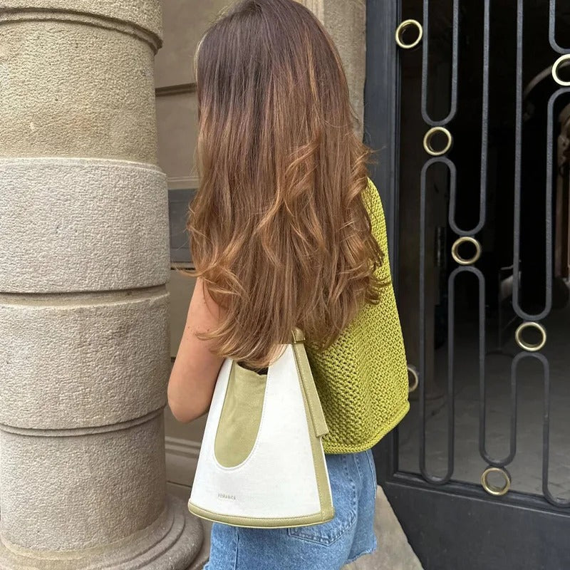 Eudora | Structured knit vest with button details