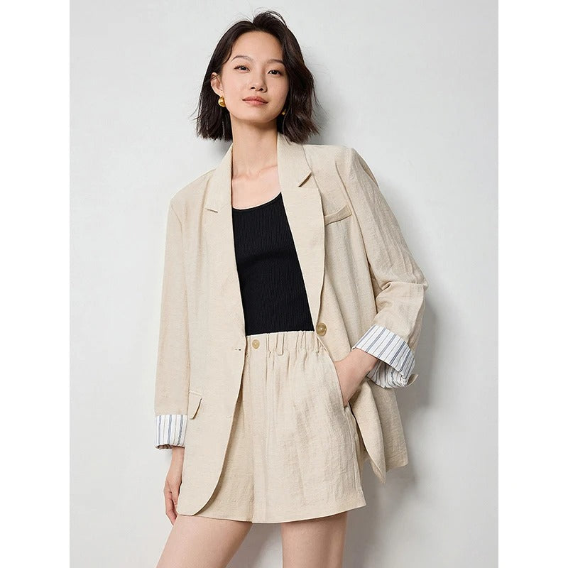 Frieda | Linen blazer