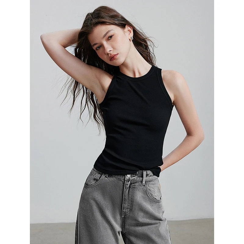 Frieda | Sleeveless ribbed top