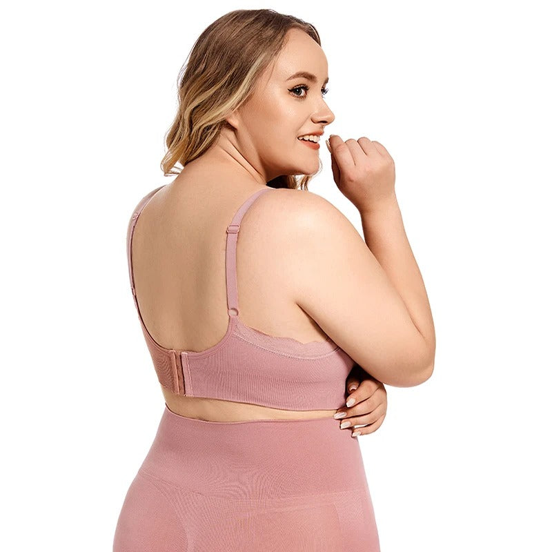 Nova™ - Plus Size Draadloze Borstvoedingsbh