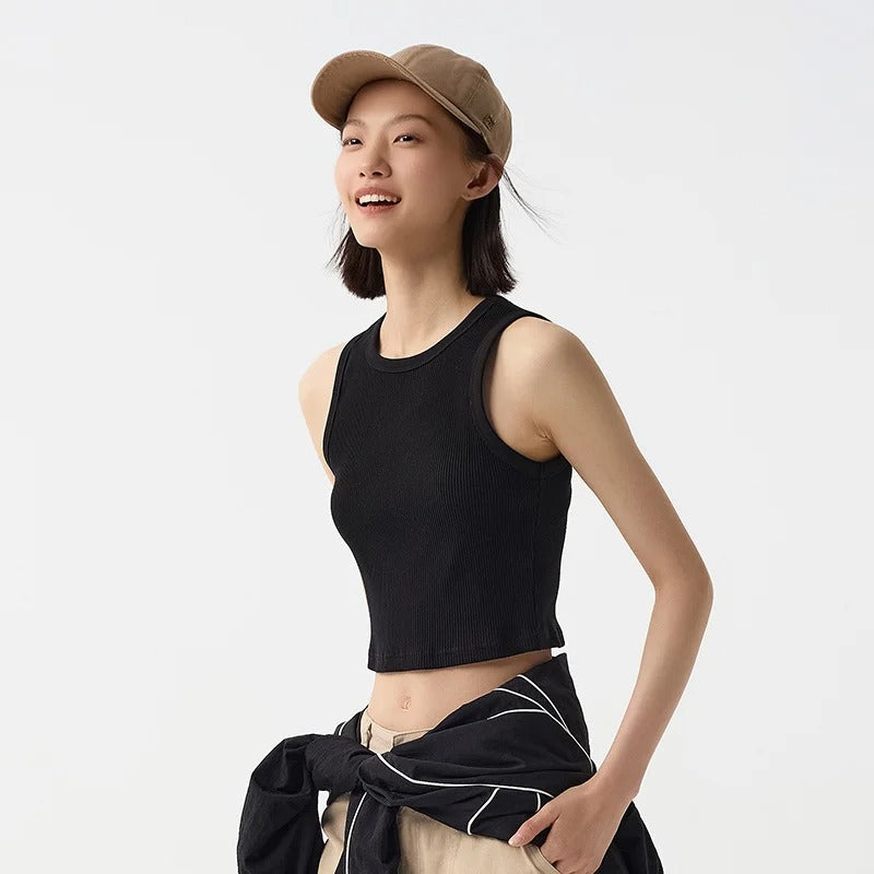 Frieda | Minimalist round neck top