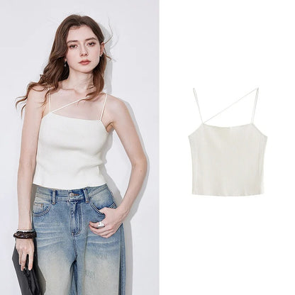 Frieda | Asymmetrical slim-fit tank top