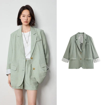 Frieda | Linen blazer