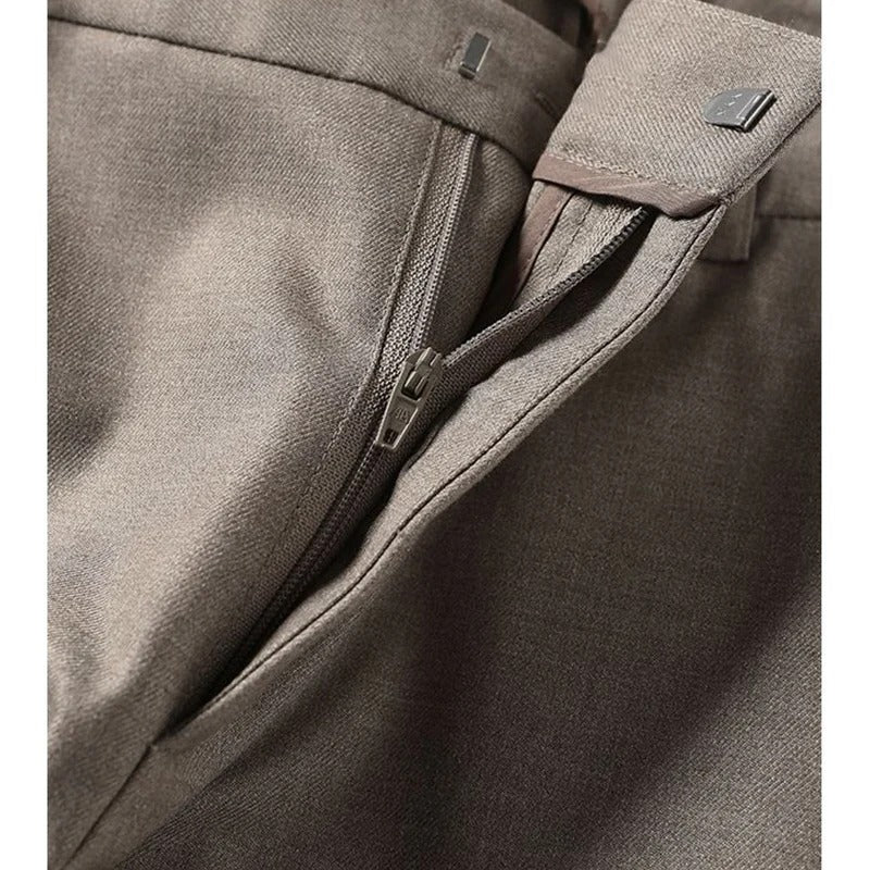 Bella | Elegant high waist slim trousers