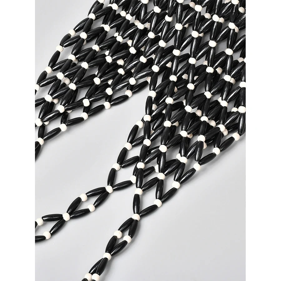 Eudora | Handmade Woven Bead Shopper