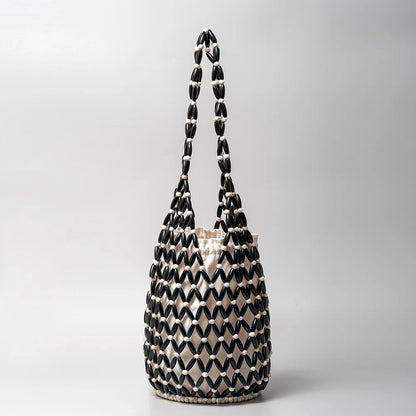 Eudora | Handmade Woven Bead Shopper