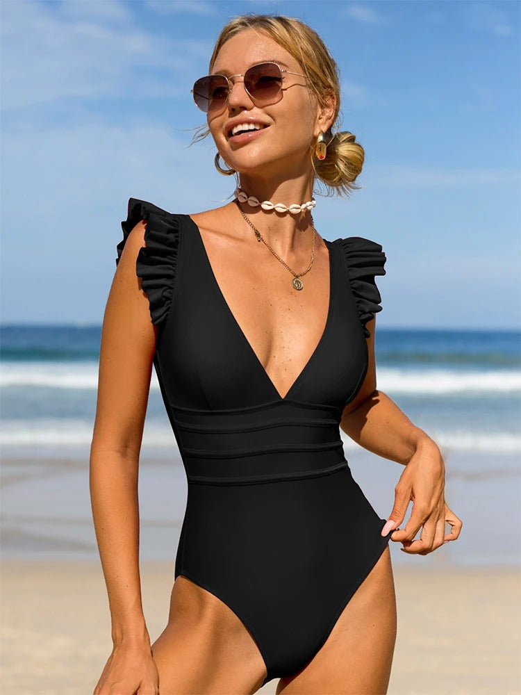 Anika | Ruffled One-Piece Swimsuit