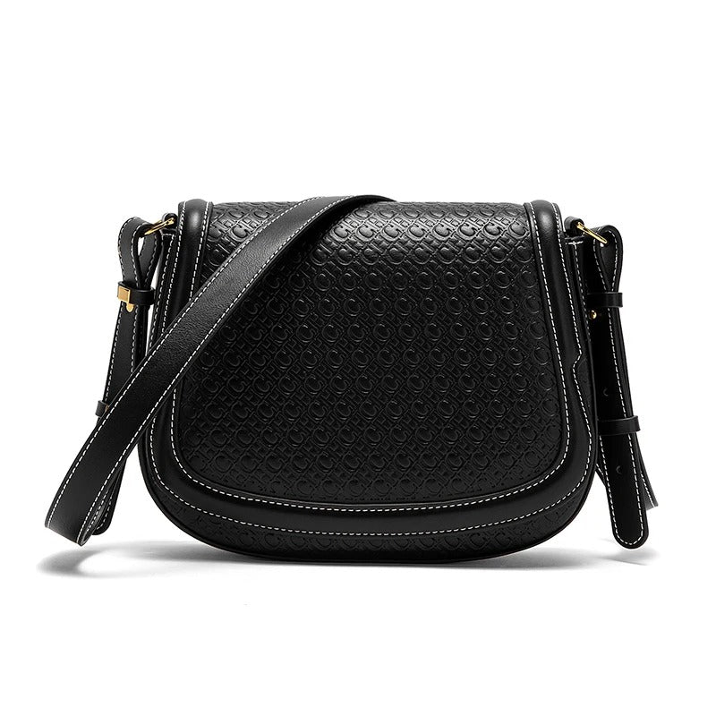 Eudora | Schoudertas met Reliefpatroon