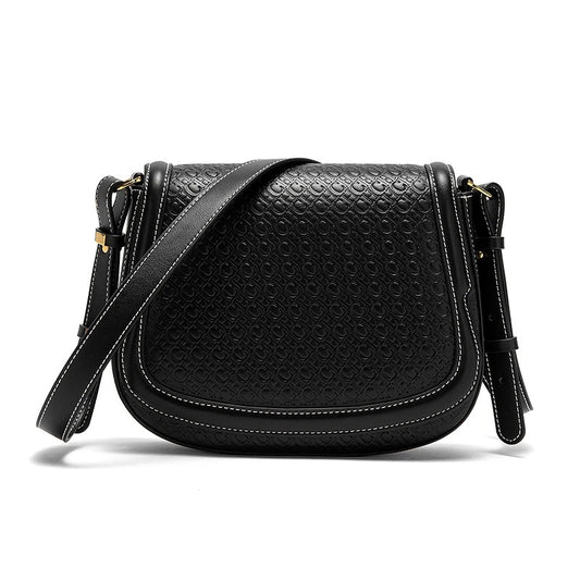 Eudora | Schoudertas met Reliefpatroon