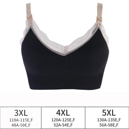 Nova™ - Plus Size Draadloze Borstvoedingsbh