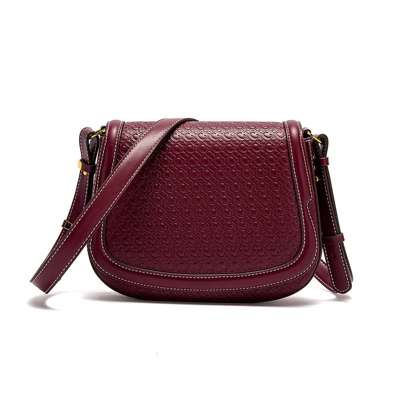 Eudora | Schoudertas met Reliefpatroon