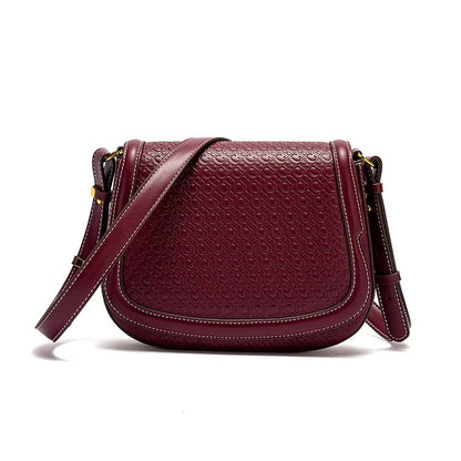 Eudora | Schoudertas met Reliefpatroon