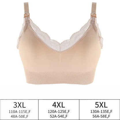 Nova™ - Plus Size Draadloze Borstvoedingsbh