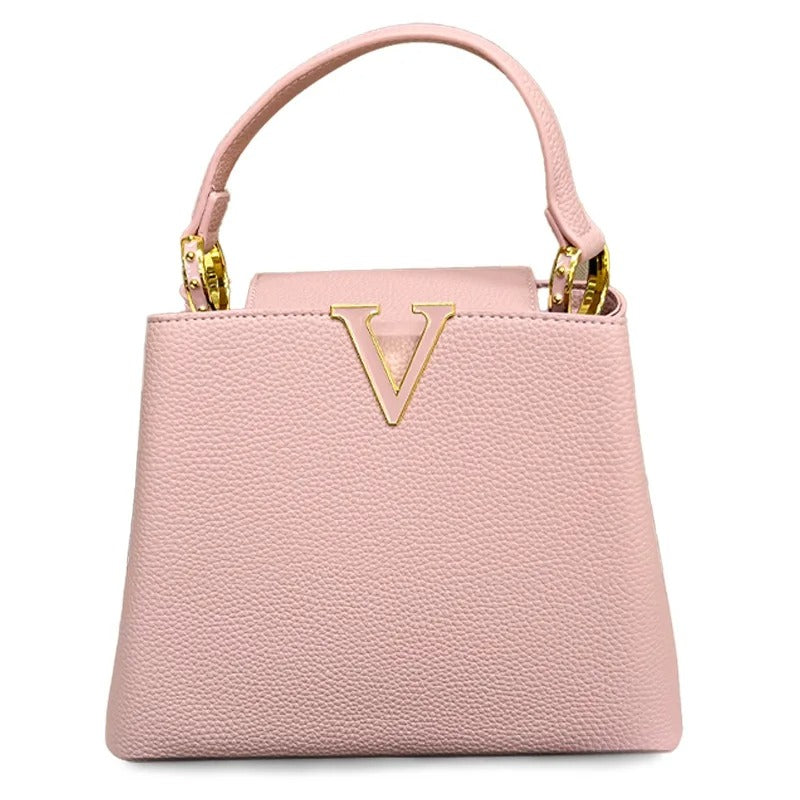 Eudora | Gestructured handtas with V detail