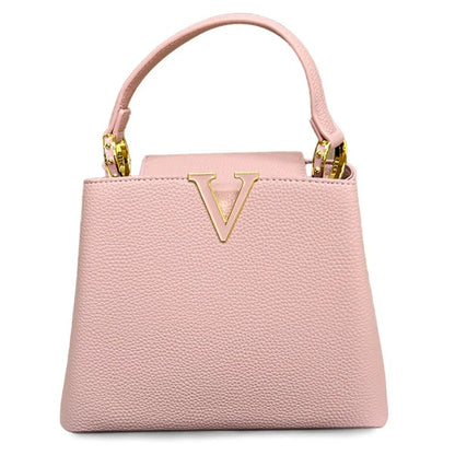 Eudora | Gestructured handtas with V detail