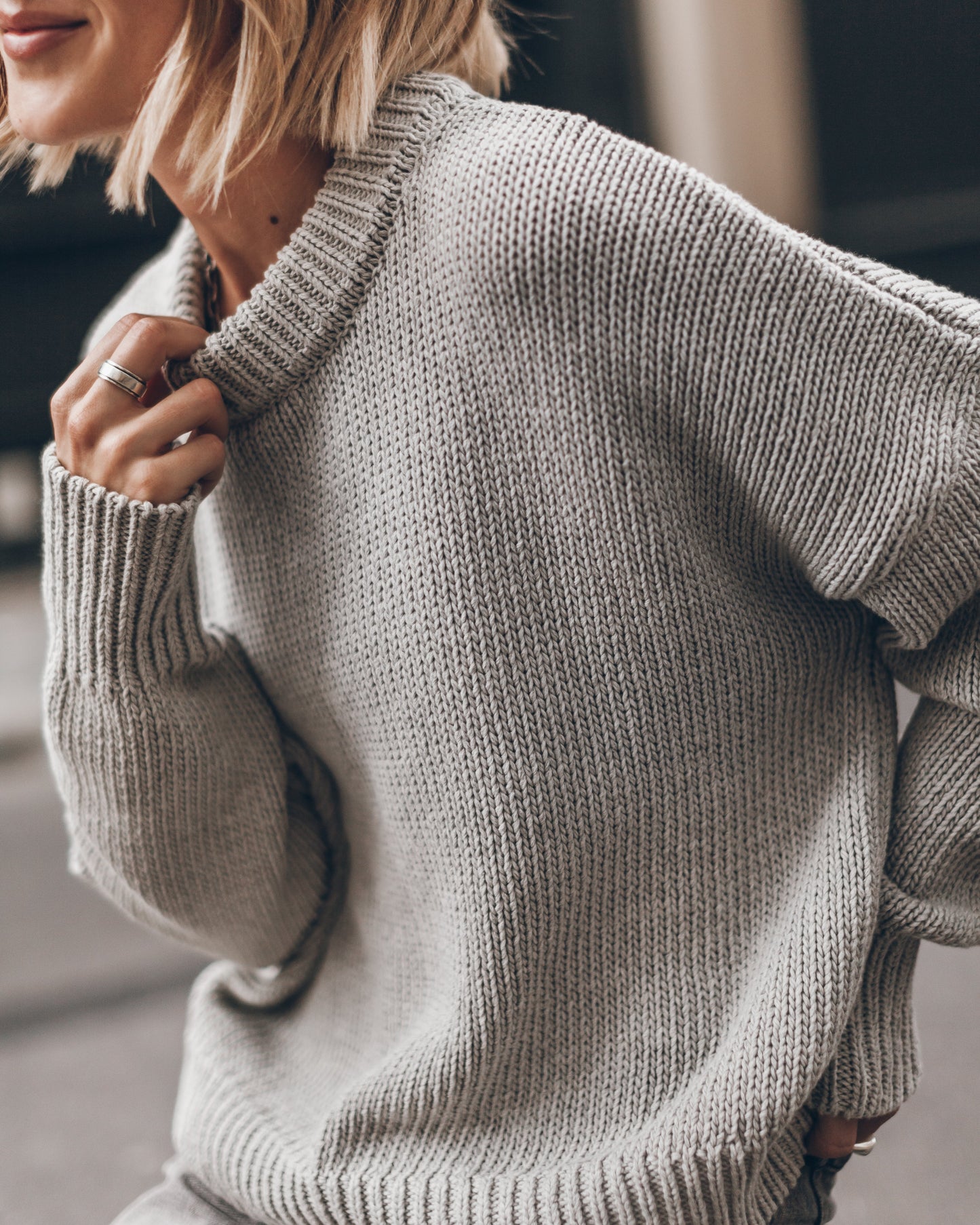 Ramona™ - The slightly faded knitted sweater