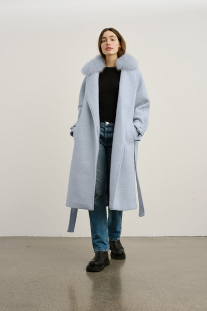 Nayeli™ - Straight robe-style coat [Last day discount]