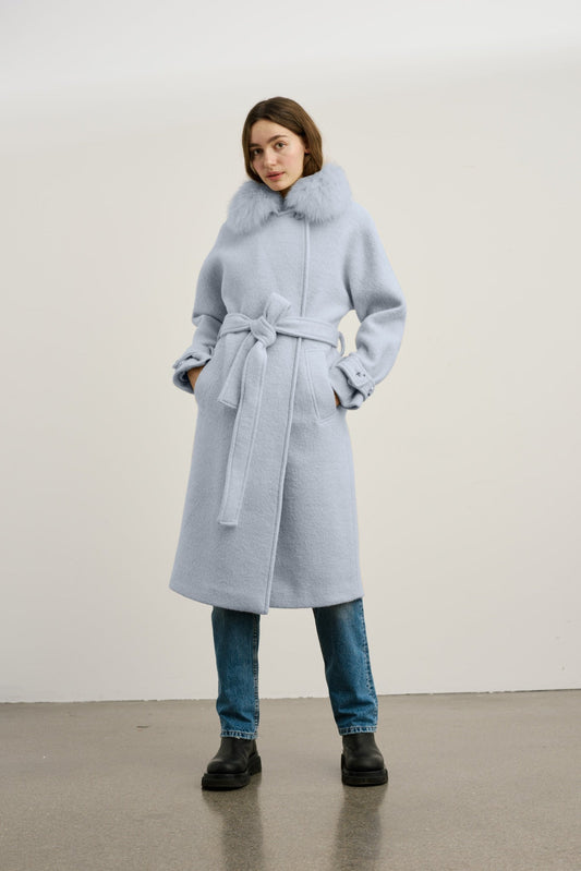 Nayeli™ - Straight robe-style coat [Last day discount]