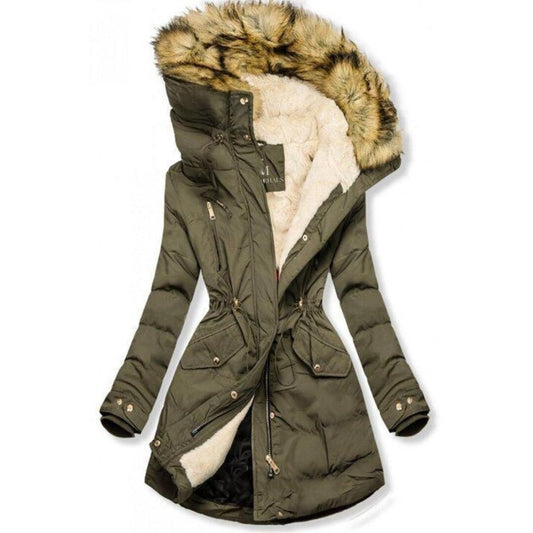 Nia™ - Padded jacket with warm plush lining 