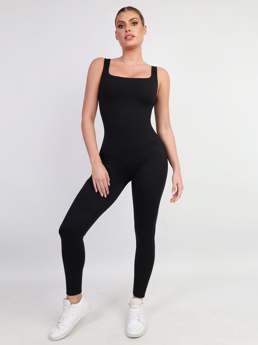 Icy™ - Integrated Shapewear Thigh Slimming Workout Jumpsuit [Last Day Discount]