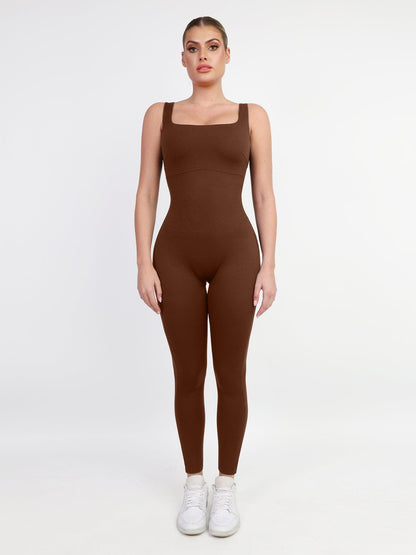 Icy™ - Integrated Shapewear Thigh Slimming Workout Jumpsuit [Last Day Discount]