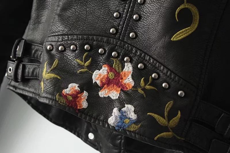 Flor™ - Floral Leather Jacket [Last Day Discount]