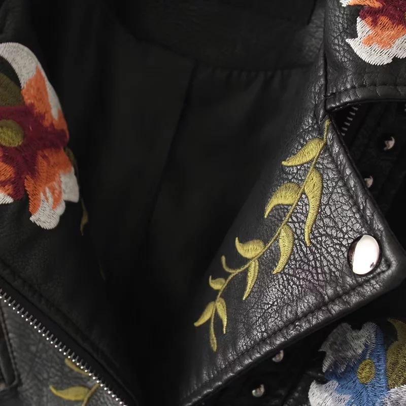 Flor™ - Floral Leather Jacket [Last Day Discount]