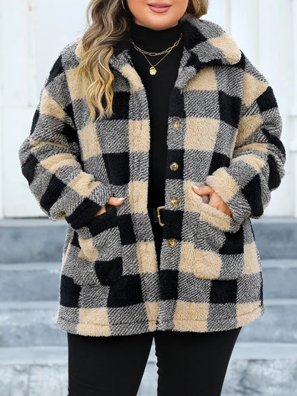 Adolf | Oversized Cozy Plaid Jacket